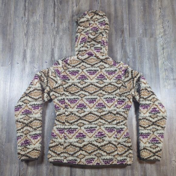 Patagonia Retro-X Women's Small Deep Pile Hoody Fleece Jacket Small Full Zip - Picture 9 of 14